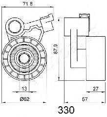 Imagine Mecanism tensionare, curea distributie JAPANPARTS BE-330