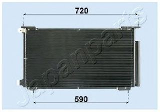 Imagine Condensator, climatizare JAPANPARTS CND193013