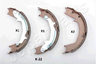 Imagine Set saboti frana, frana de mana JAPANPARTS GF-K22AF