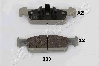 Imagine set placute frana,frana disc JAPANPARTS PA-039AF