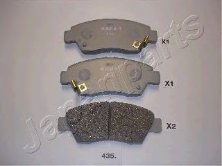 Imagine set placute frana,frana disc JAPANPARTS PA-435AF