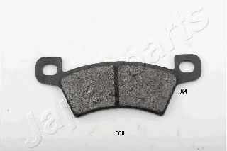 Imagine set placute frana,frana disc JAPANPARTS PP-009AF