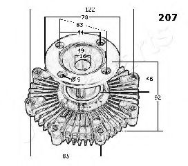 Imagine Cupla, ventilator radiator JAPANPARTS VC-207