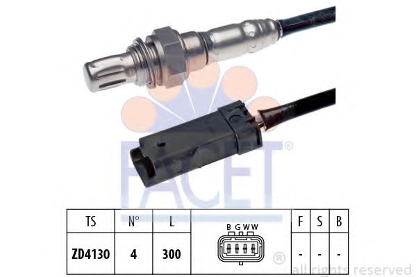 Sonda Lambda FACET 10.8205