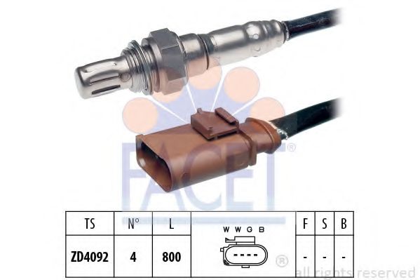 Sonda Lambda FACET 10.8228
