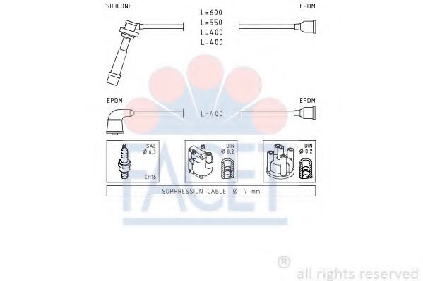 Imagine Set cablaj aprinder FACET 4.7028