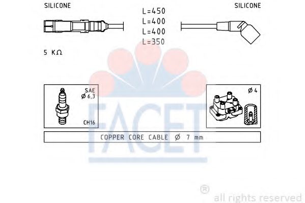 Imagine Set cablaj aprinder FACET 4.7069