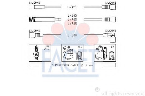 Imagine Set cablaj aprinder FACET 4.8531