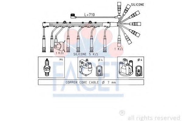 Imagine Set cablaj aprinder FACET 4.8597