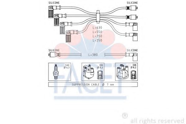 Imagine Set cablaj aprinder FACET 4.8815