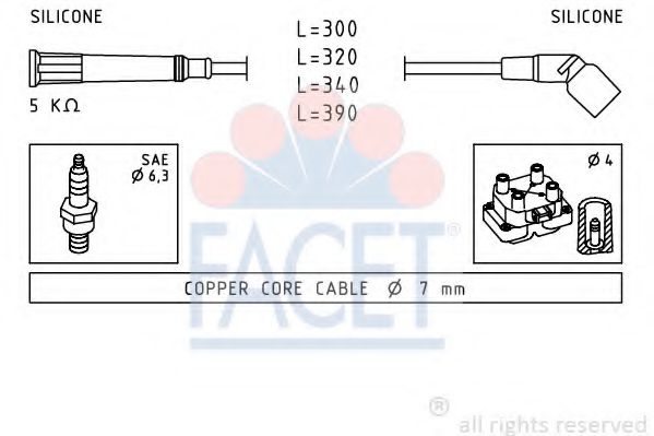 Imagine Set cablaj aprinder FACET 4.8900