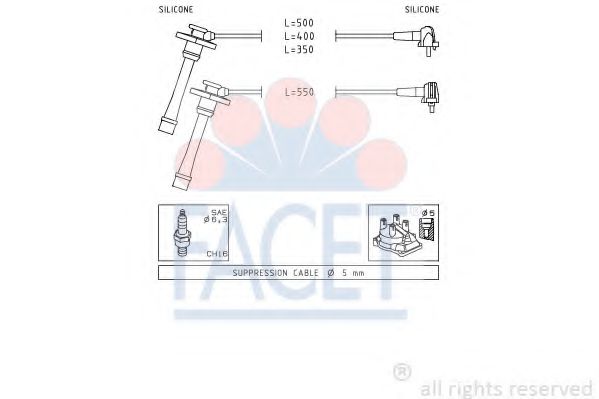 Imagine Set cablaj aprinder FACET 4.9209