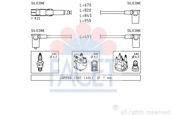 Imagine Set cablaj aprinder FACET 4.9300