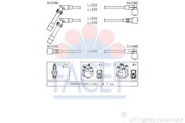 Imagine Set cablaj aprinder FACET 4.9532