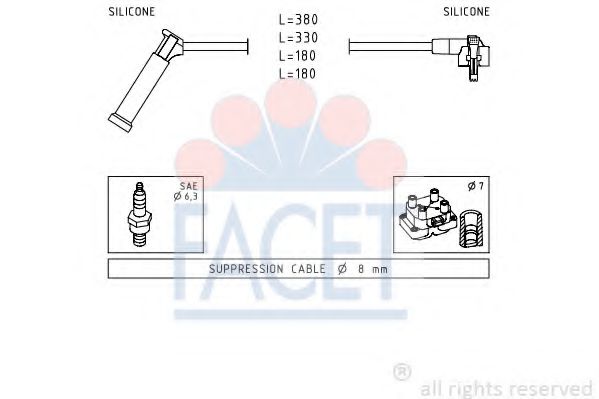 Imagine Set cablaj aprinder FACET 4.9619