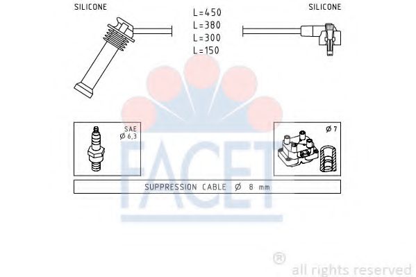 Imagine Set cablaj aprinder FACET 4.9630