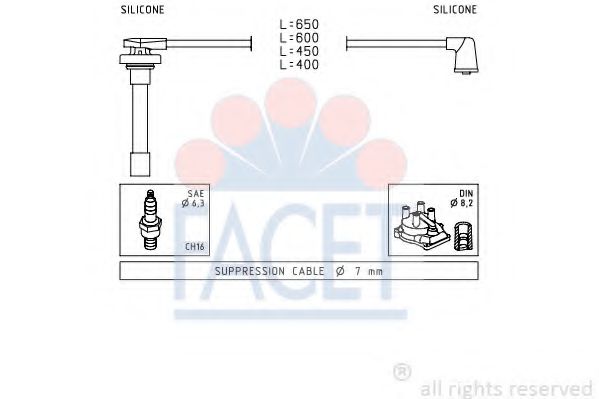 Imagine Set cablaj aprinder FACET 4.9714