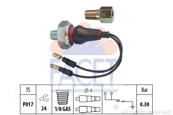 Imagine Senzor presiune ulei FACET 7.0065