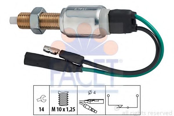 Imagine Comutator lumini frana FACET 7.1026