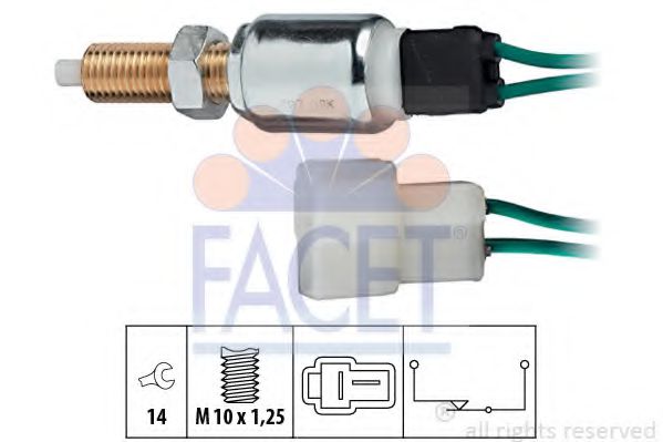 Imagine Comutator lumini frana FACET 7.1027