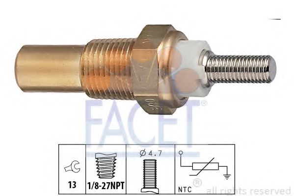 Imagine senzor,temperatura lichid de racire FACET 7.3010