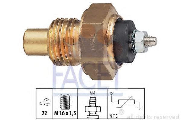 Imagine senzor,temperatura ulei FACET 7.3099