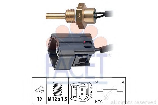 Imagine senzor,temperatura lichid de racire FACET 7.3304