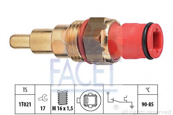Imagine Comutator temperatura, ventilator radiator FACET 7.5070