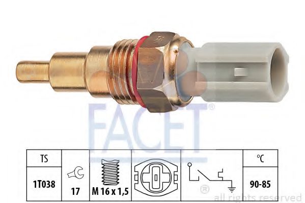 Imagine Comutator temperatura, ventilator radiator FACET 7.5205