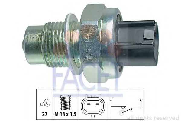 Comutator, lampa marsalier FACET 7.6295