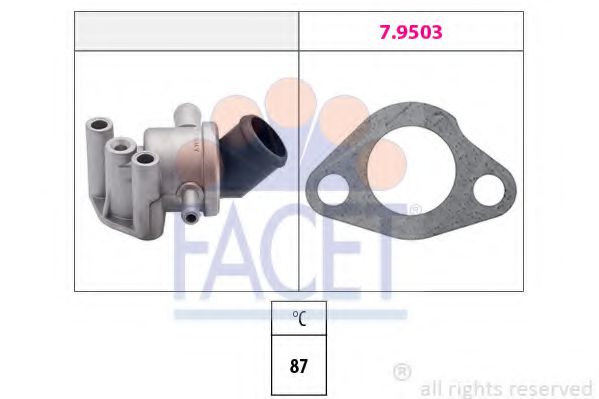 Imagine termostat,lichid racire FACET 7.8106