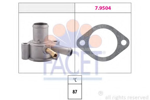 Imagine termostat,lichid racire FACET 7.8110