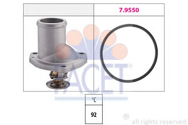 Imagine termostat,lichid racire FACET 7.8188