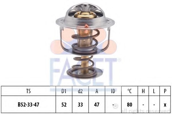 Imagine termostat,lichid racire FACET 7.8205S