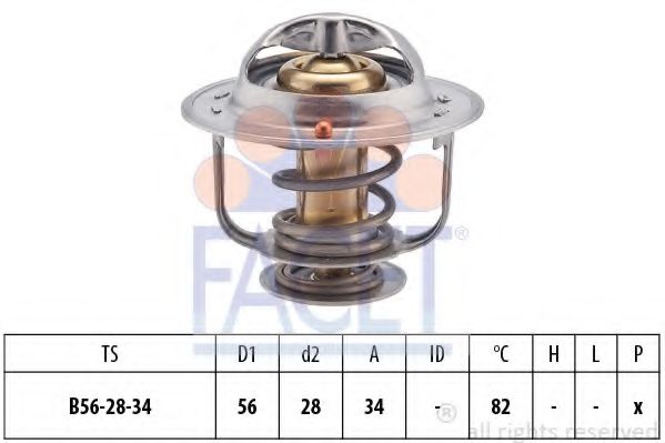 Imagine termostat,lichid racire FACET 7.8360S