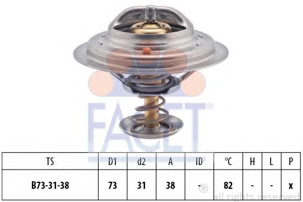 Imagine termostat,lichid racire FACET 7.8363S