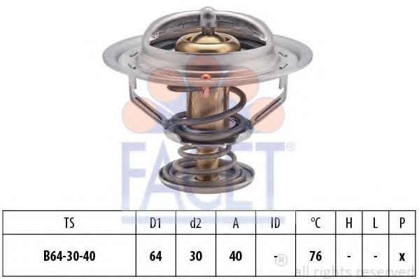 Imagine termostat,lichid racire FACET 7.8365S