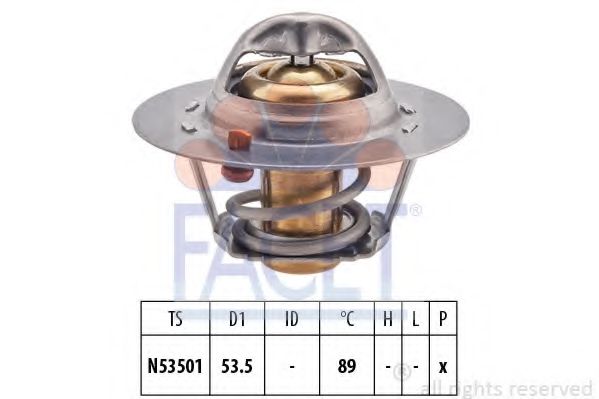 Imagine termostat,lichid racire FACET 7.8416S