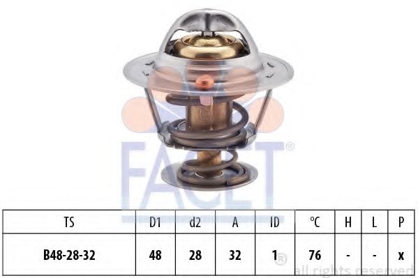 Imagine termostat,lichid racire FACET 7.8418S