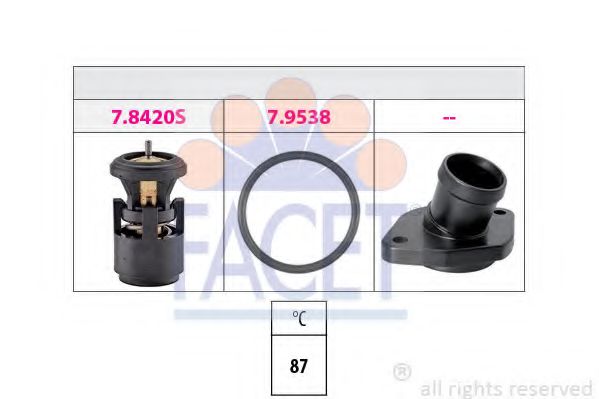 Imagine termostat,lichid racire FACET 7.8559K