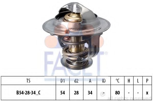 Imagine termostat,lichid racire FACET 7.8694S