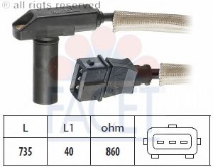 Imagine Senzor impulsuri, arbore cotit FACET 9.0357