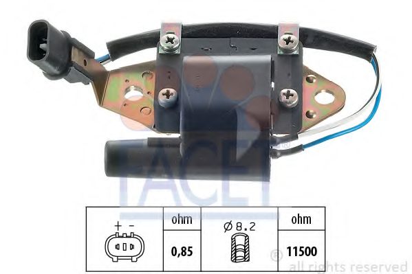 Imagine bobina de inductie FACET 9.6183