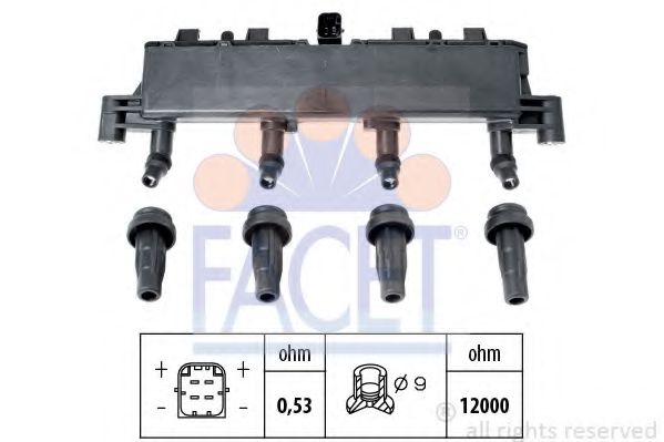 Imagine bobina de inductie FACET 9.6303