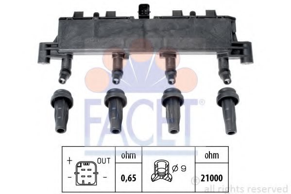 Imagine bobina de inductie FACET 9.6370