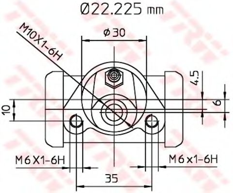 Imagine Cilindru receptor frana TRW BWB111