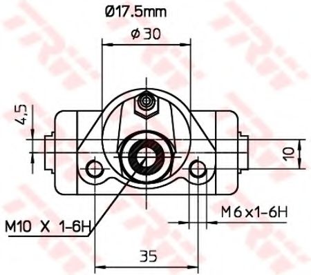 Imagine Cilindru receptor frana TRW BWC153