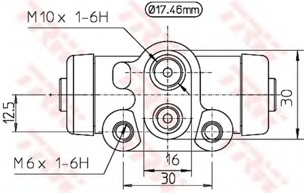 Imagine Cilindru receptor frana TRW BWC173