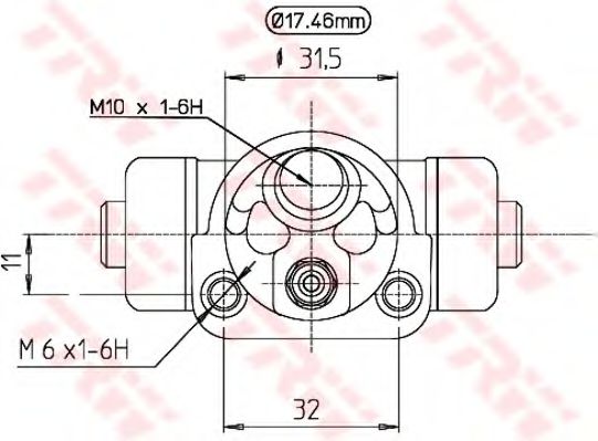 Imagine Cilindru receptor frana TRW BWC175