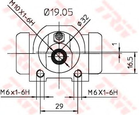 Imagine Cilindru receptor frana TRW BWD311